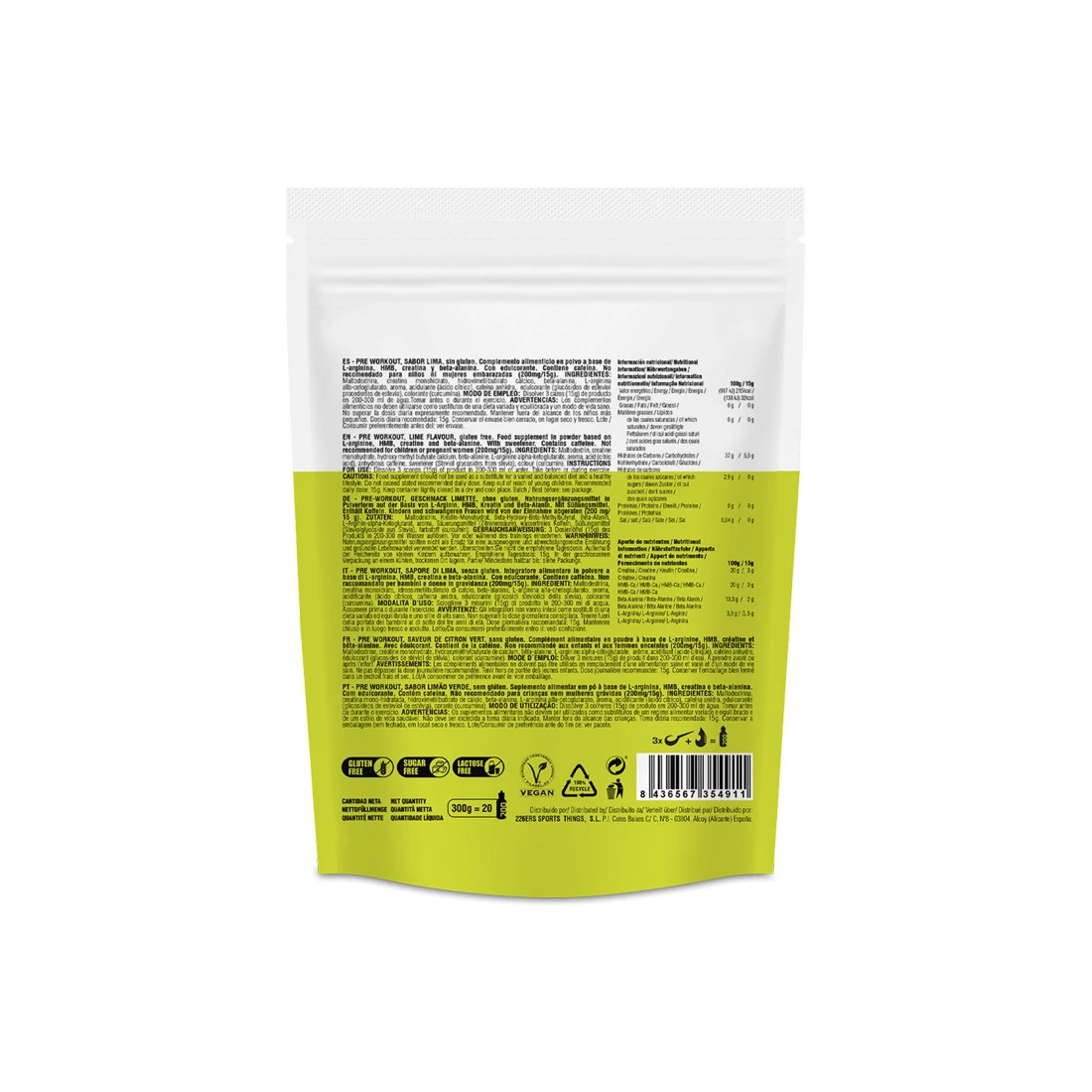 226ERS PRE WORKOUT - Imagen 2