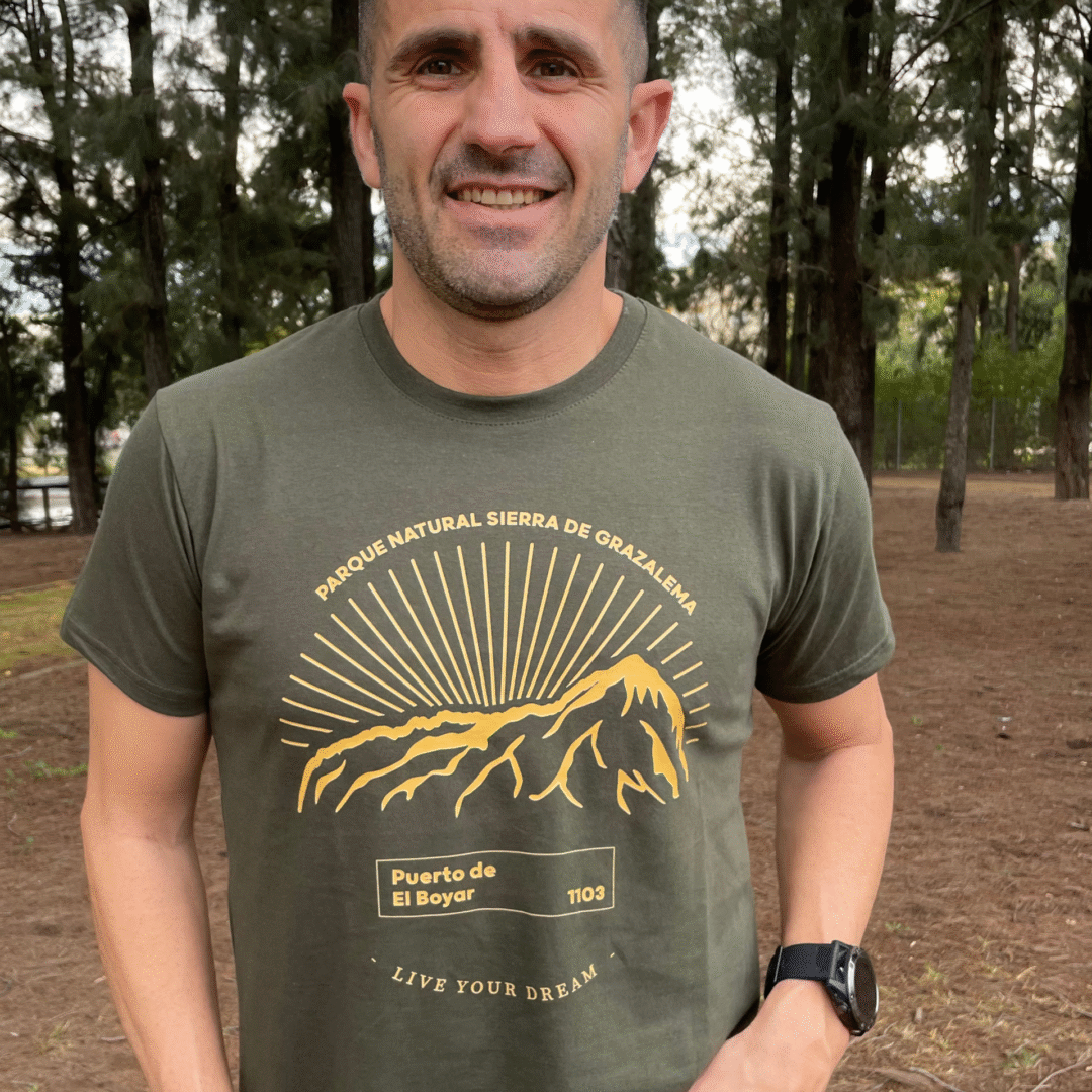 LIVE YOUR DREAMS CAMISETA CASUAL "BOYAR" KHAKI