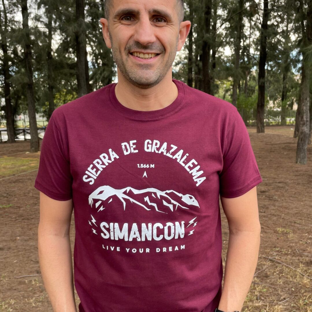 LIVE YOUR DREAMS CAMISETA CASUAL "SIMANCON" BURDEOS