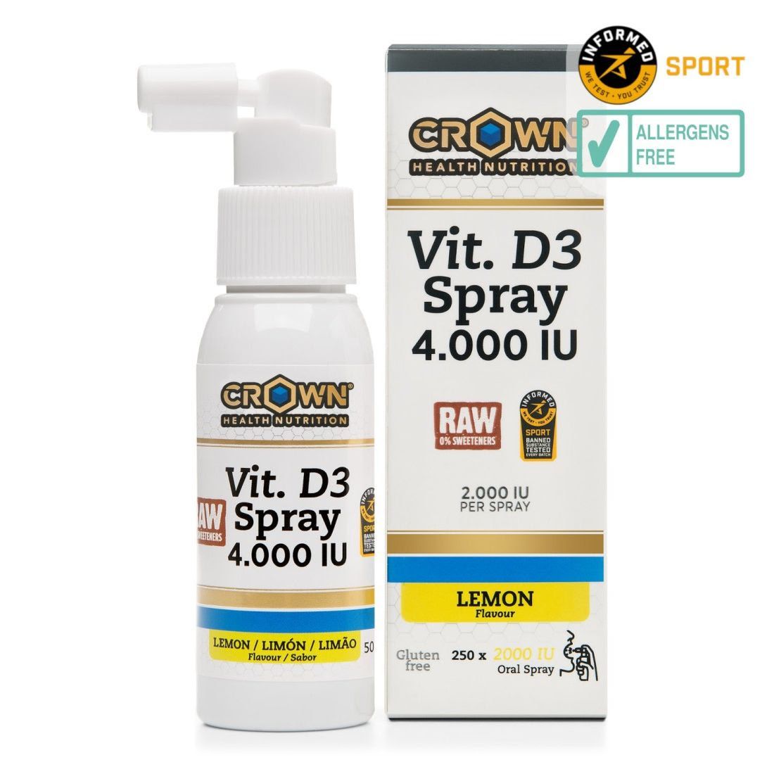 CROWN VITAMINA D3 SPRAY 4000 UI