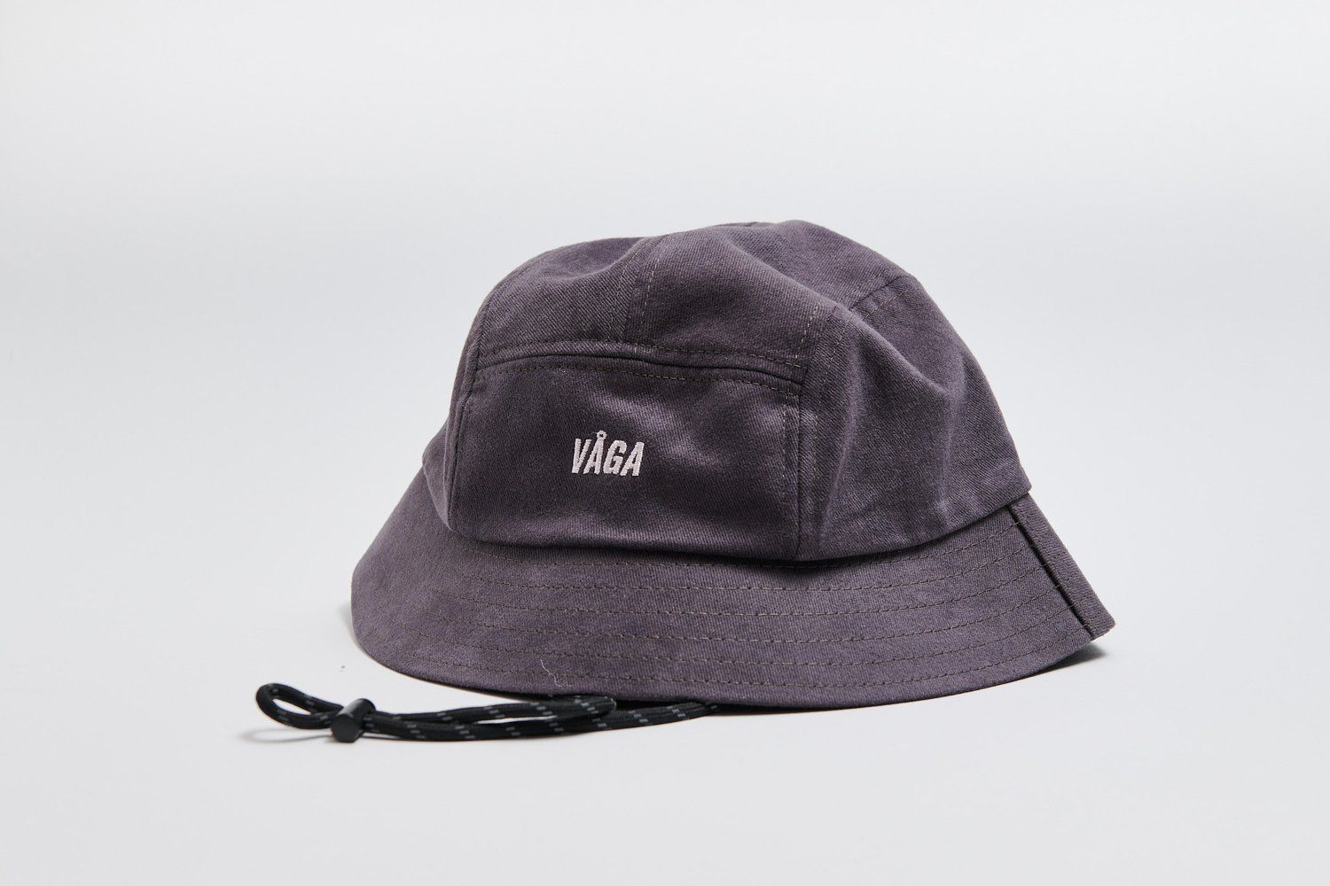 VÅGA SOMBRERO DE ALGODON LAVADO CHARCOAL / BLACK