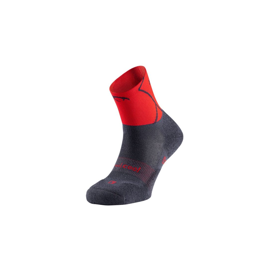LURBEL CALCETIN RUNNING TRACK FOUR GRIS MARENGO / ROJO