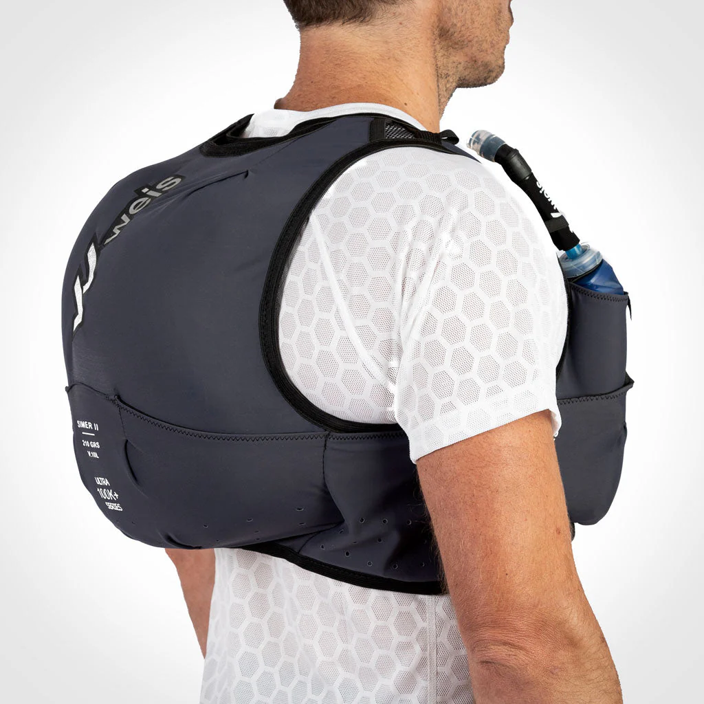 WEIS MOCHILA CHALECO SIMER II 10 L GRIS PLOMO - Imagen 6