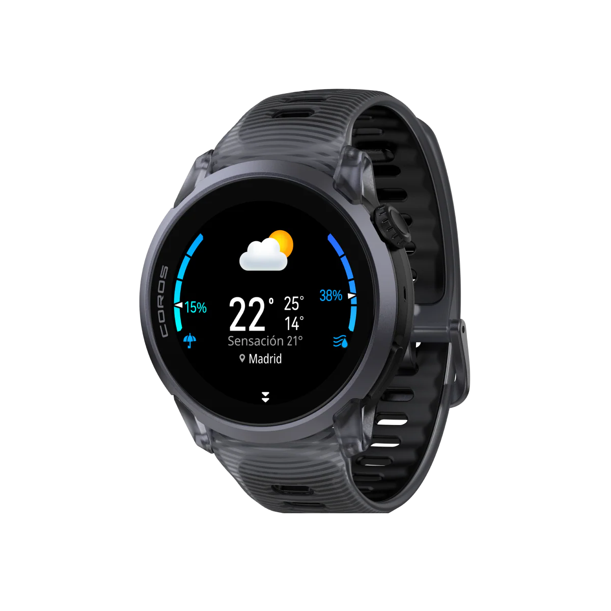COROS RELOJ DEPORTIVO GPS PACE 4 BLACK CRISTAL - Imagen 4