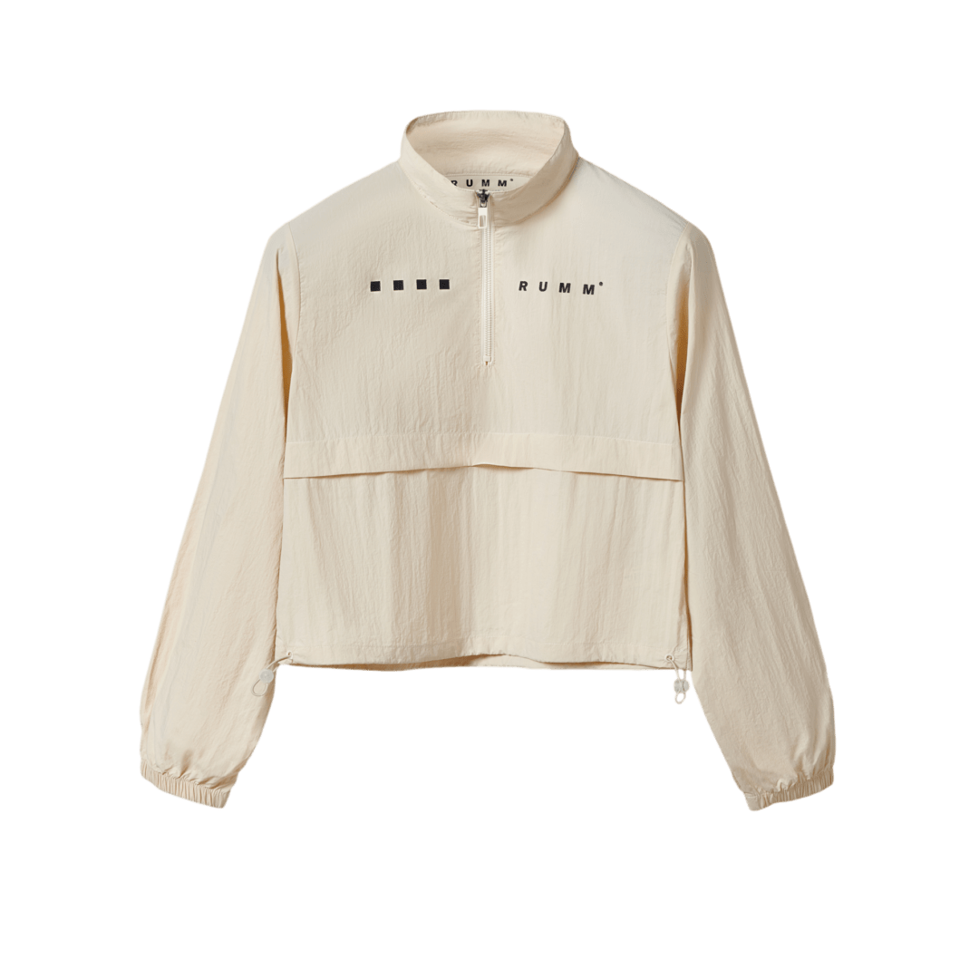 RUMM CORTAVIENTOS MUJER CROP TOP BEIGE
