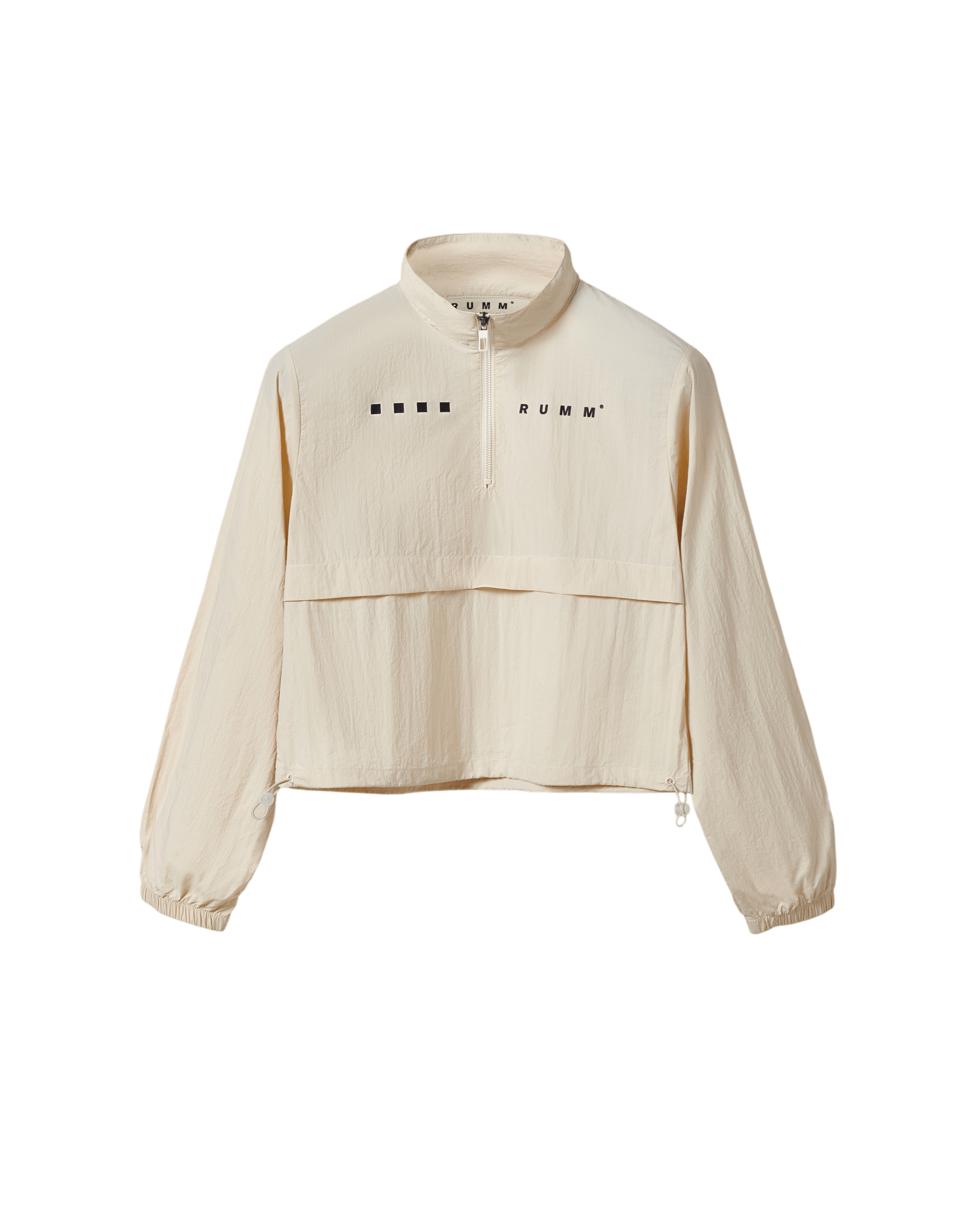 RUMM CORTAVIENTOS MUJER CROP TOP BEIGE