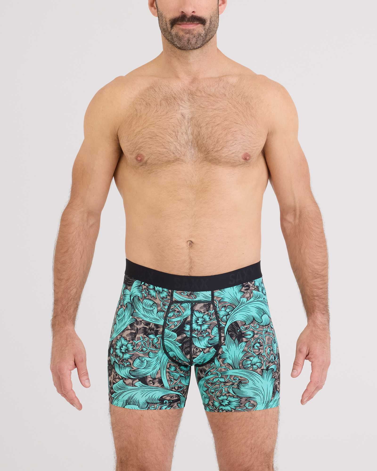 SAXX BOXER DEPORTIVO SMOOTH FLEX LIGHT COMPRESSION FLEUR DE LEAGUE - Imagen 3