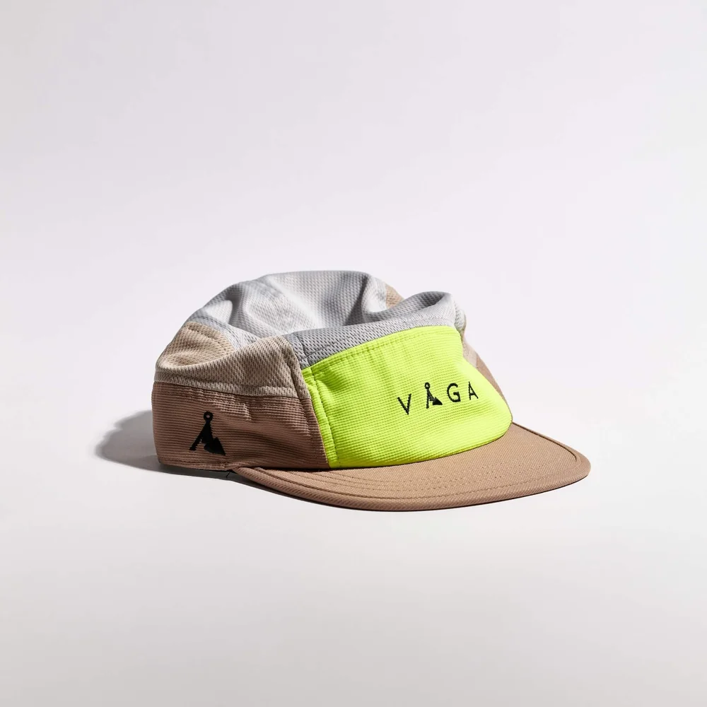 VÅGA GORRA DEPORTIVA CLUB TAUPE / NEON YELLOW / LIGHT GREY - Imagen 2
