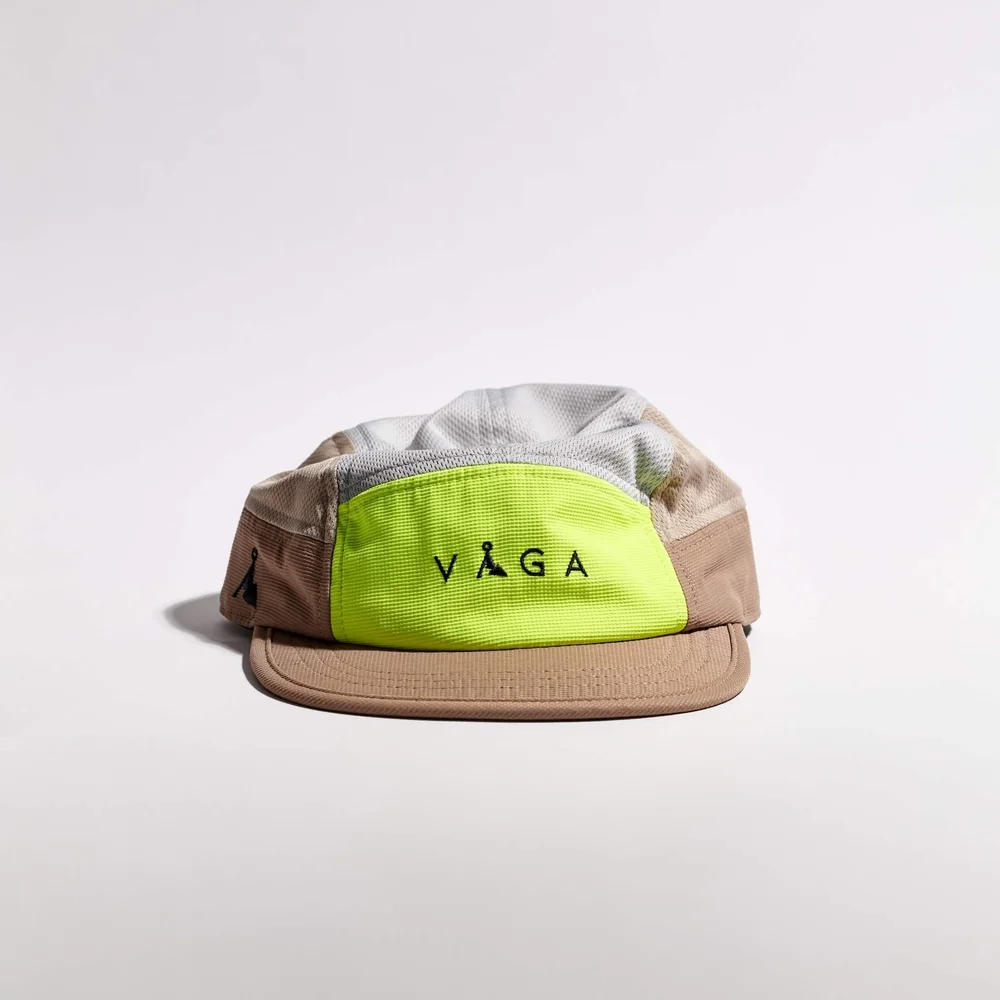 VÅGA GORRA DEPORTIVA CLUB TAUPE / NEON YELLOW / LIGHT GREY
