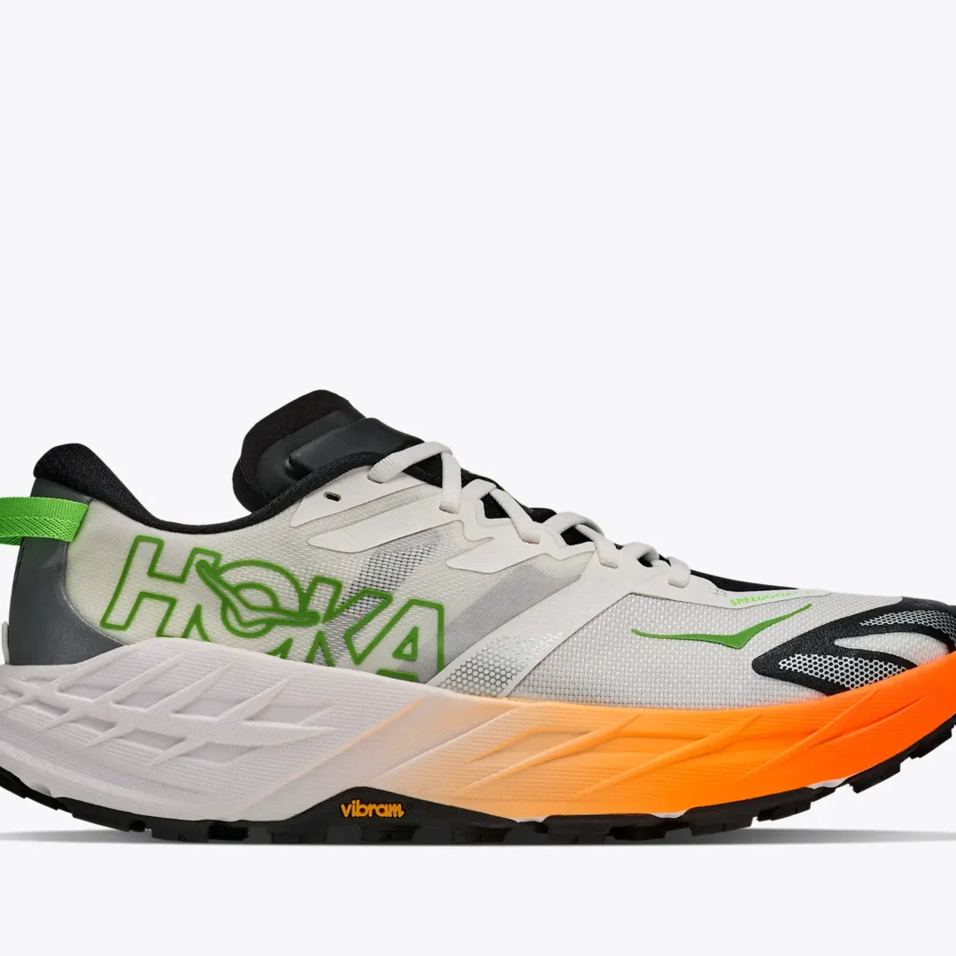 HOKA ZAPATILLAS HOMBRE SPEEDGOAT 7 FROST / NEON TANGERINE