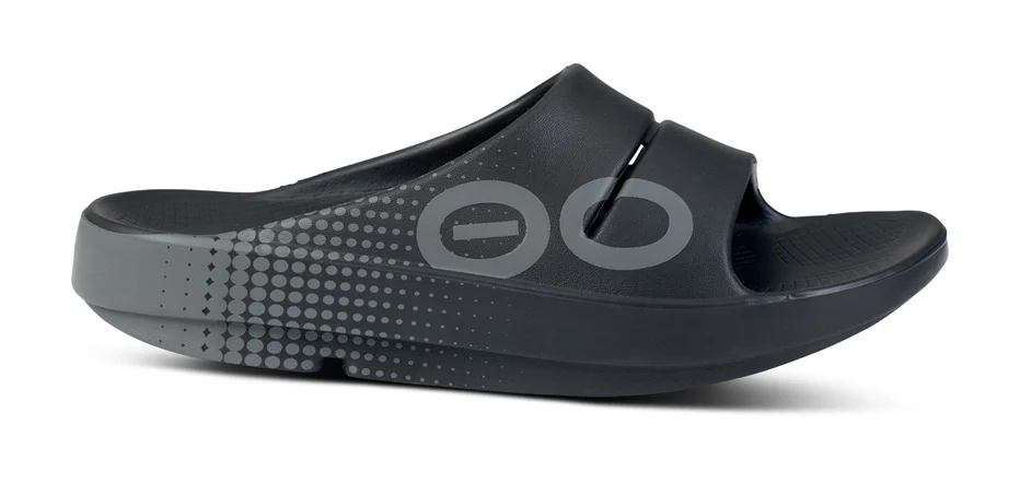 OOSFOS SANDALIAS RECOVERY OOAHH SPORT NEGRO MATRIX