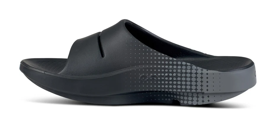 OOSFOS SANDALIAS RECOVERY OOAHH SPORT NEGRO MATRIX - Imagen 3