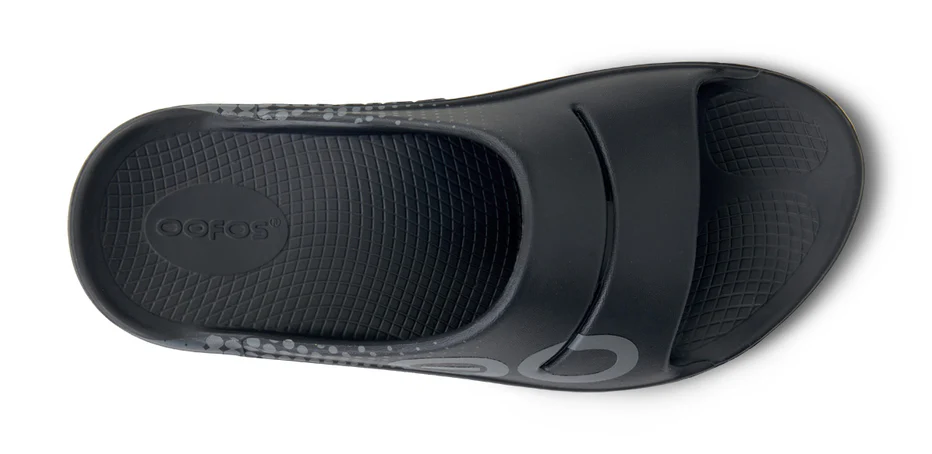 OOSFOS SANDALIAS RECOVERY OOAHH SPORT NEGRO MATRIX - Imagen 5