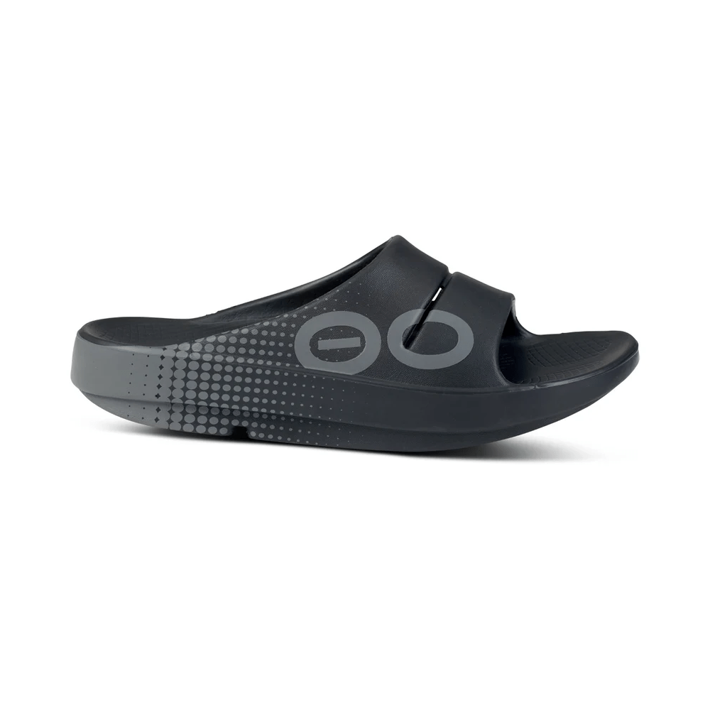 OOSFOS SANDALIAS RECOVERY OOAHH SPORT NEGRO MATRIX