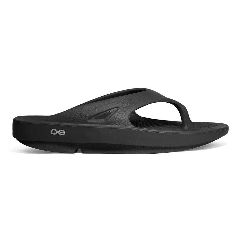 OOSFOS SANDALIAS RECOVERY ORIGINAL NEGRO