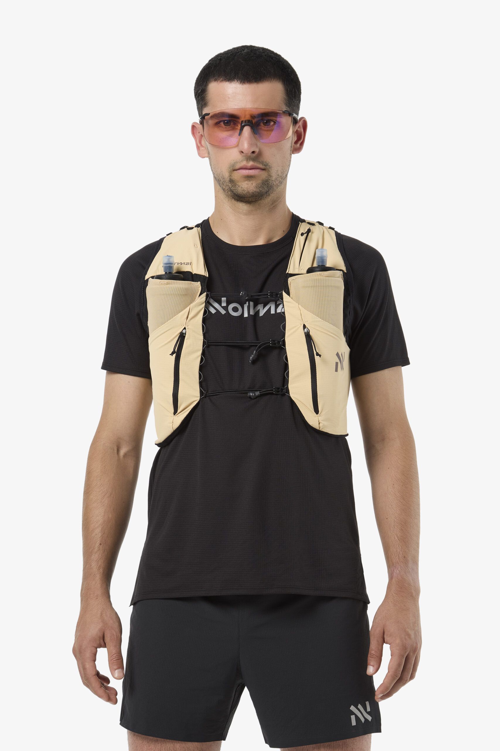 NNORMAL MOCHILA CHALECO MODULAR TRAIL BEIGE - Imagen 2