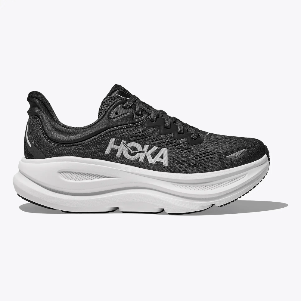 HOKA ZAPATILLAS HOMBRE BONDI 9 BLACK / WHITE