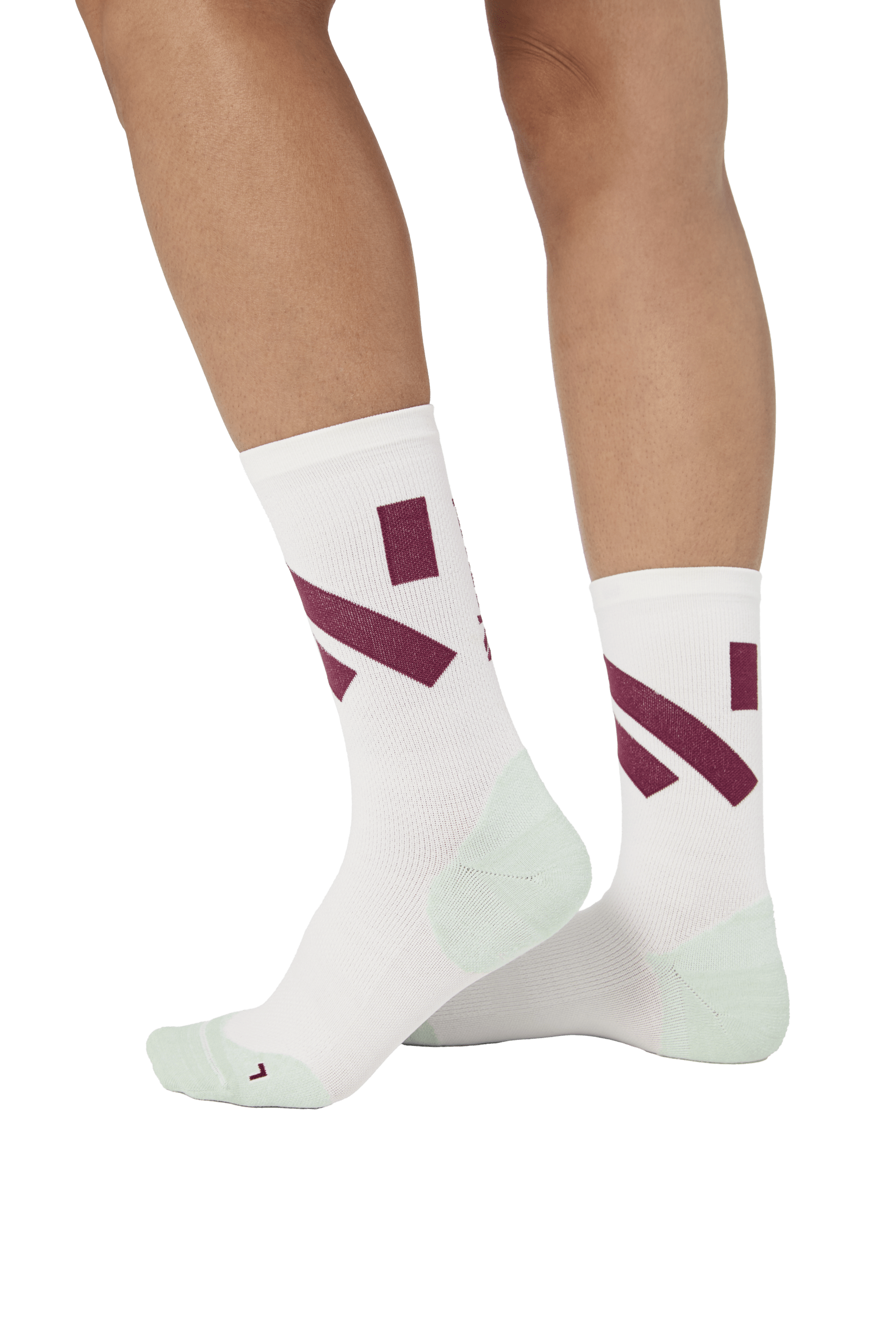 NNORMAL CALCETINES RACE WHITE / GREEN - Imagen 4