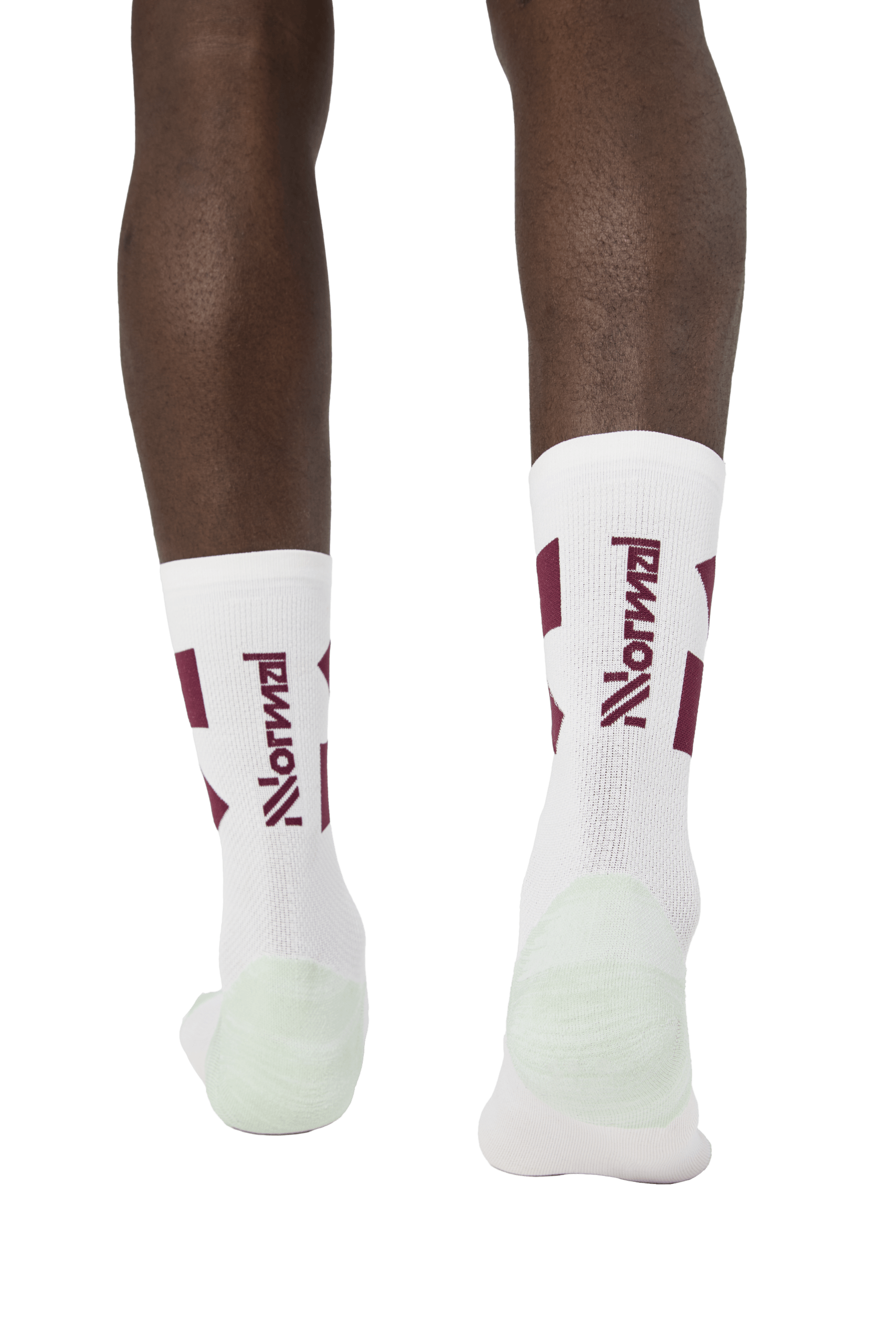 NNORMAL CALCETINES RACE WHITE / GREEN - Imagen 3