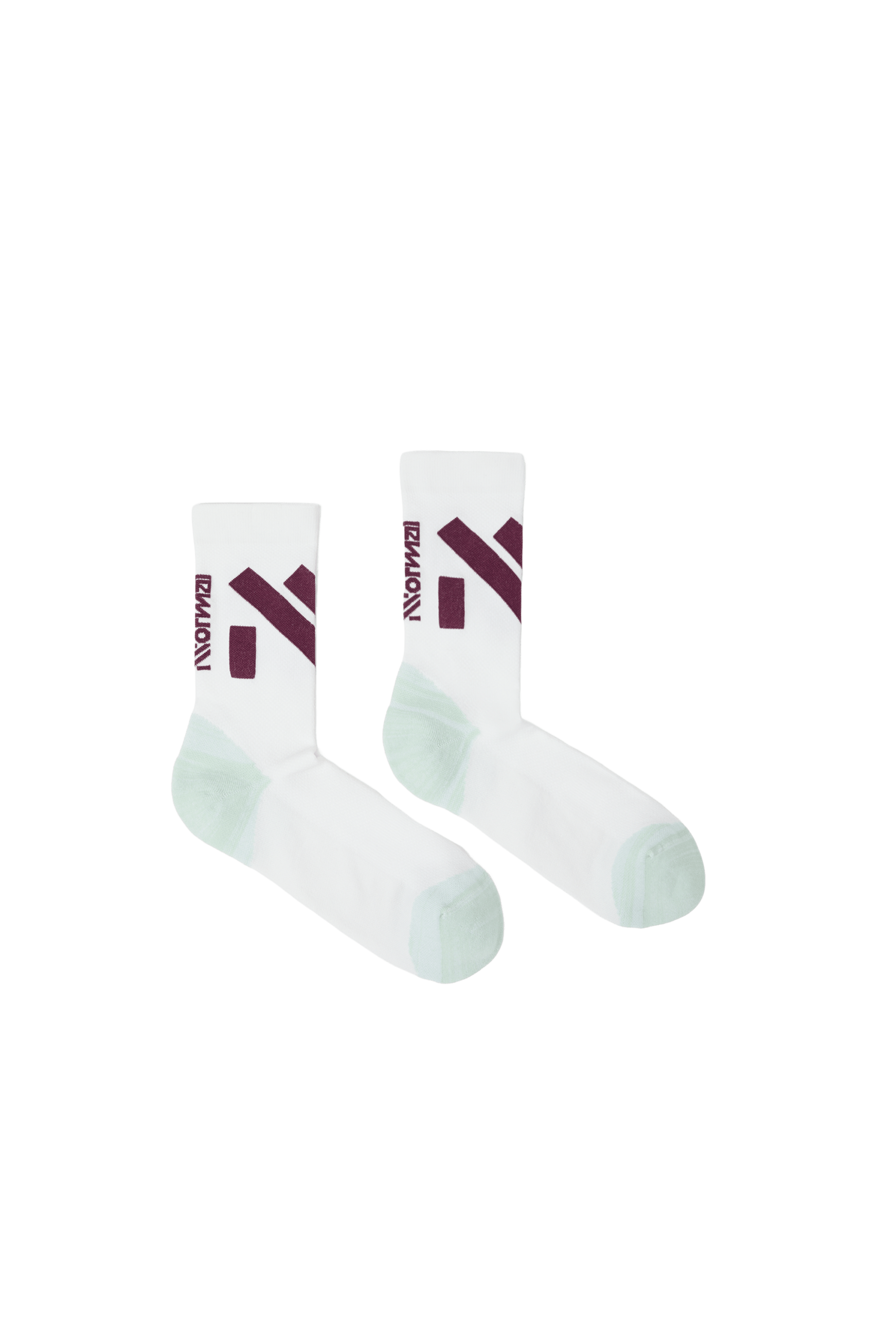 NNORMAL CALCETINES RACE WHITE / GREEN