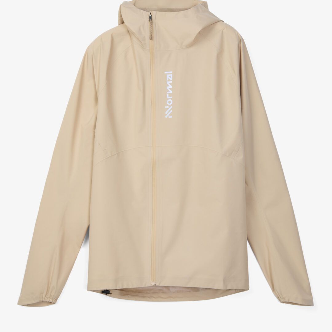 NNORMAL CHAQUETA IMPERMEABLE TRAIL RAIN 02 - BEIGE