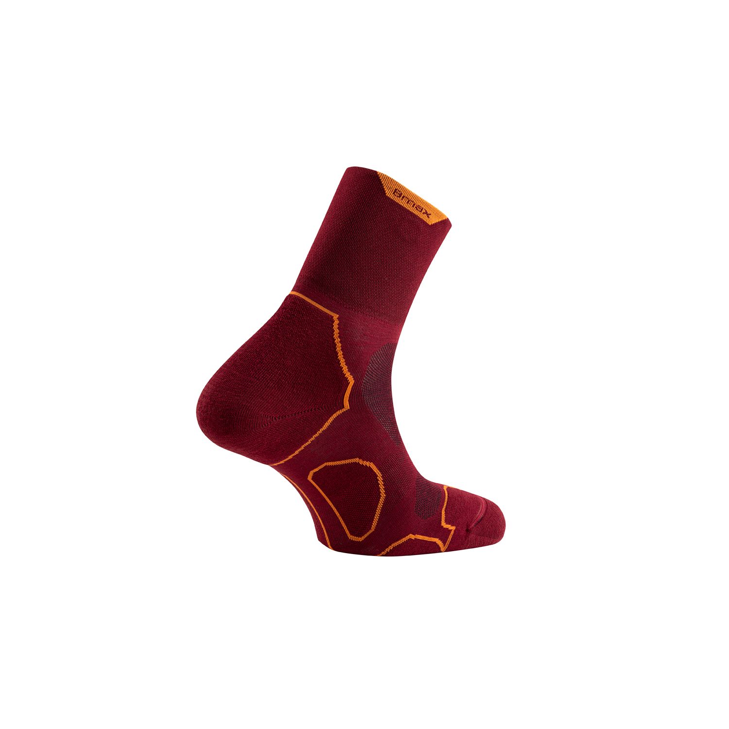 LURBEL CALCETIN RUNNING DESAFIO FOUR GARNET / SUN ORANGE - Imagen 2